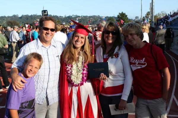 Graduation Day for Dr. Haws' daughter
