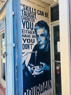 Bourdain eating noods!