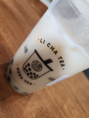 Almond tea boba!!!