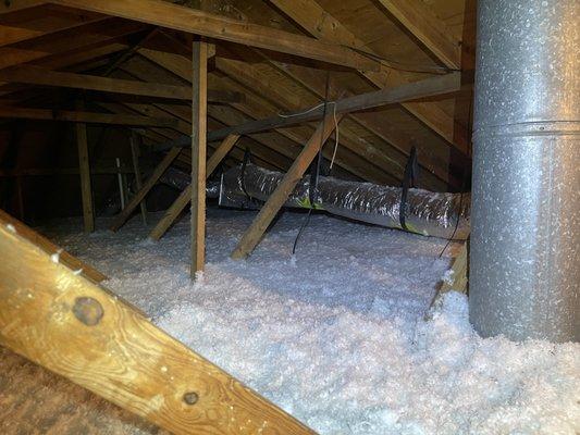 Our latest insulation job.