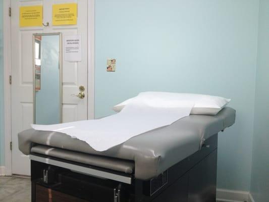 Fairly normal doctors office room. :)