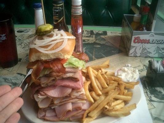 The King Kong... this behemoth turned into about a dozen sandwiches for our road trip...