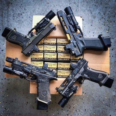 customers guns, and ammo