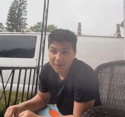 Please, dont come near this school or dont go near mark romero, the person in the picture is named mark romero, he smells very very bad.