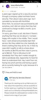 ADT Alarm Monitoring