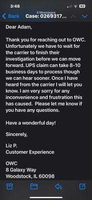 Their lame attempt to put you off.