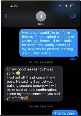 Conversation with Manager