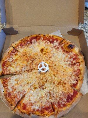 Medium Cheese Pie. Exceptional flavor. Firm flop not to greasy. Fast & delicious. Get takeout!