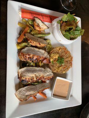 Hibachi lunch with chicken super good