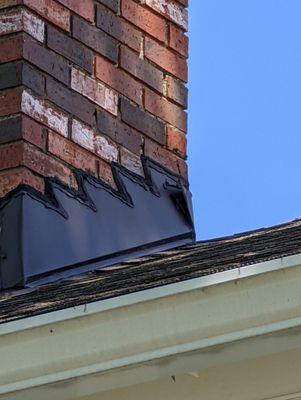 Other roofing companies wanted $350 to $700 to fix this small piece that had peeled away. Top Notch - $125.