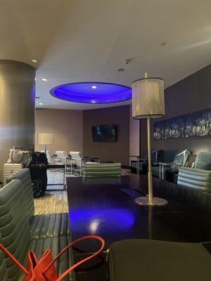 Starbucks in main lobby.