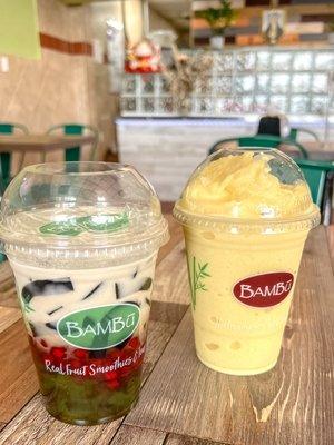 Bambu favorite Durian smoothie