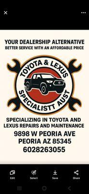 Toyowest Specialist