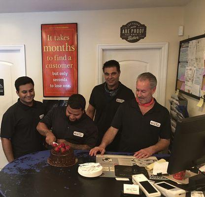 Happy Birthday to Richard Rivera. We take pride of our team members at Elite Auto Repair.
