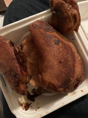 The cookie dough bites, supposedly