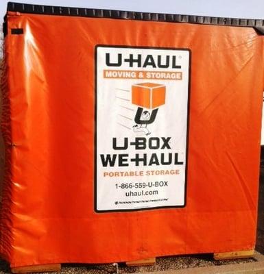 We offer U-Haul services including U-Box