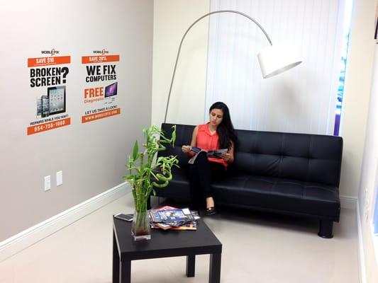 We fix your device while you wait.
