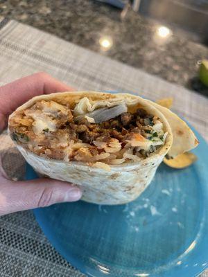 Carne asada burrito