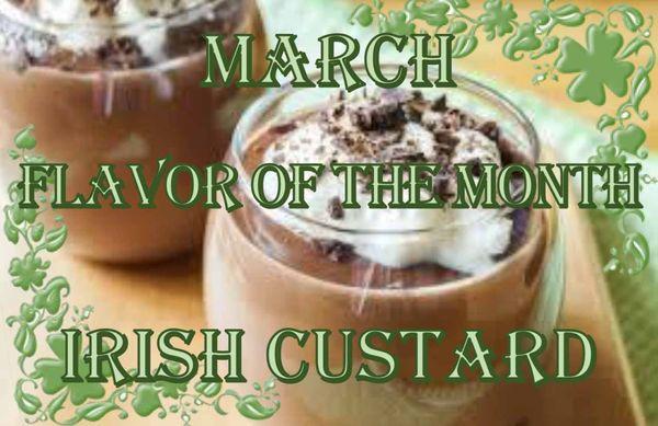 March 2017 Half Priced Flavor of the Month.. Stop by and enjoy the Luck of the Irish..