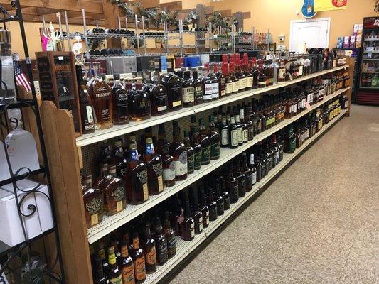 Check out all the whiskey varieties at Lotsa Liquors