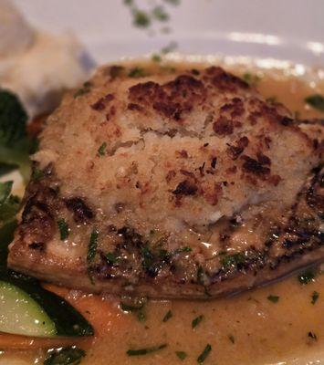 Sword Fish Special with crab meat