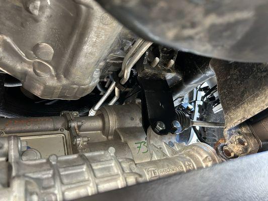 Missing hardware at both differential drop down brackets after installing my lift kit