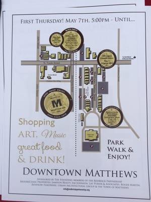 First Thursday Matthews