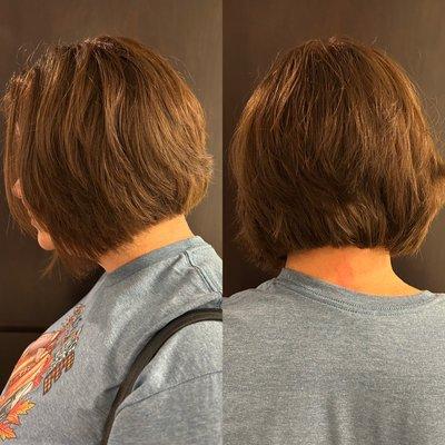 Fresh brown color and cut