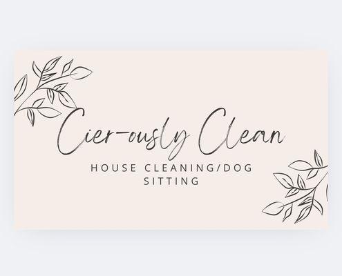 Cier-ously Clean