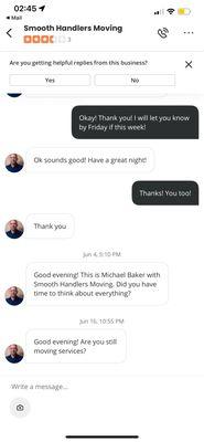 Smooth Handlers Moving