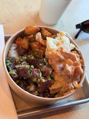 Fire half and half bowl