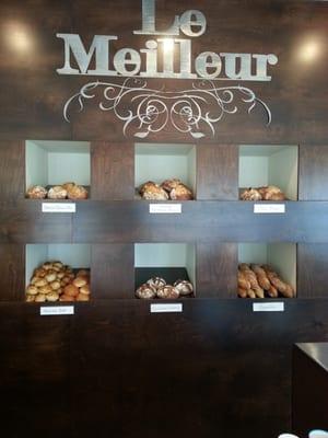 Some of the morning bread selection.