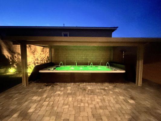 Spa @ Night with cover