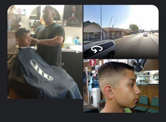 Old skool feel. One of last Barbers with straight edge razor fades. Specializing in fades, tapers, line ups and facial hair trims.