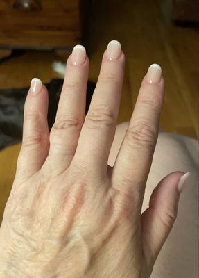 Simple French manicure