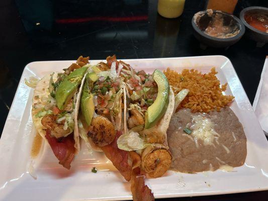 Shrimp tacos!