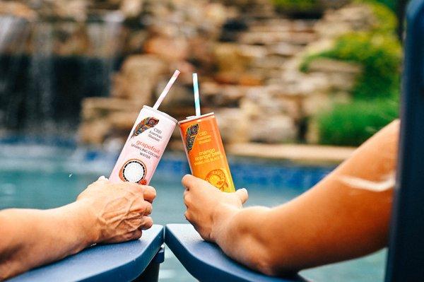 CBD drinks by the pool anyone?