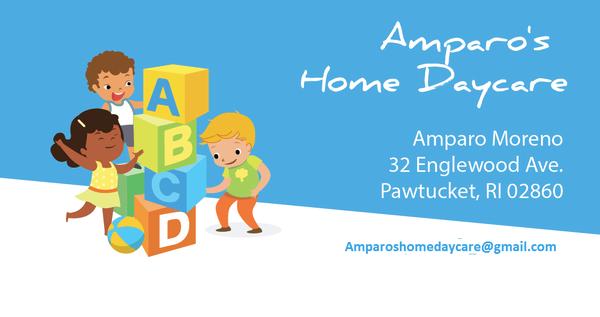 Amparo's Home Daycare Pawtucket, RI English / Spanish
