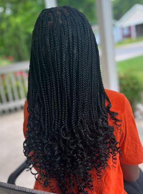 Knotless braids