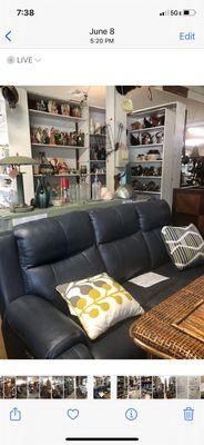 Leather Electric Reclining Sofa found elsewhere for $595 more