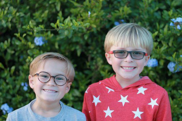 So excited their 3rd pair of glasses came in today