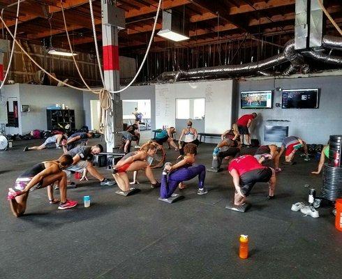 Post workout ROMWOD session.