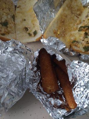 Mozzarella sticks. Should have been mushrooms