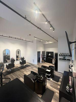 Stylish Private Boutique Salon that offers services based off of what the clients needs are.