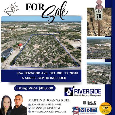 5 Acre property for sale