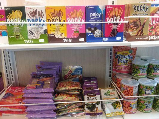 Pocky and snacks