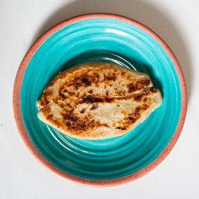 A Gordita anyone?
-
These delicious hand-breaded pupusas filled with either cheese or a blend of pork (Requesón or Chicharrón)