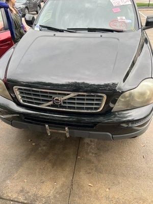 They didn't even have the courtesy to put the plates on the car when I picked it up.