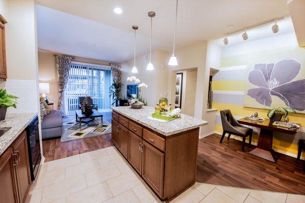 Our 1, 2 and 3 bedroom layouts are innovative and spacious. *Wood flooring available in some units