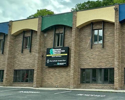 Exterior of business